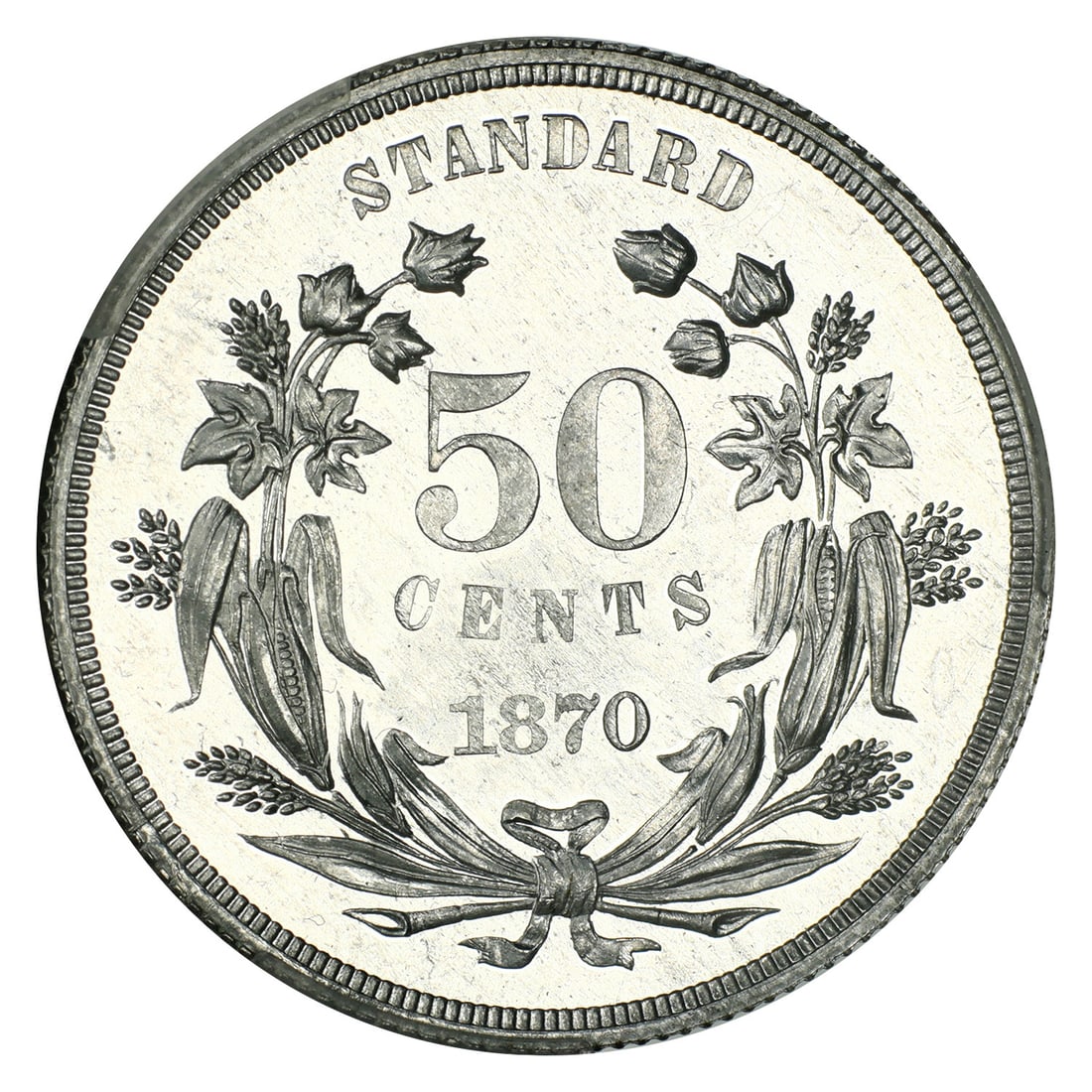 Patterns - Pattern: 1870 50C PCGS/ CAC PR65CAM (J-955) - 6