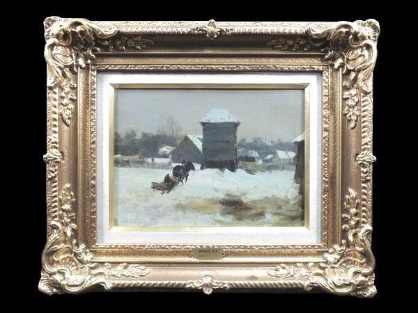 Winter Vladimir Igoshev Original Oil Painting "Old Watchtower" Soviet Russian: Winter Vladimir Igoshev Original Oil Painting "Old Watchtower" Soviet Russian This listing features Winter Vladimir Igoshev Original Oil Painting "Old Watchtower" Soviet Russian. Item specifics are pr