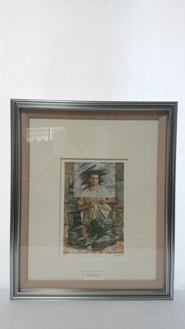 PA Manolo Fuster "Homenatge" 1994 Signed Lithograph Spanish Contemporary Art - 3