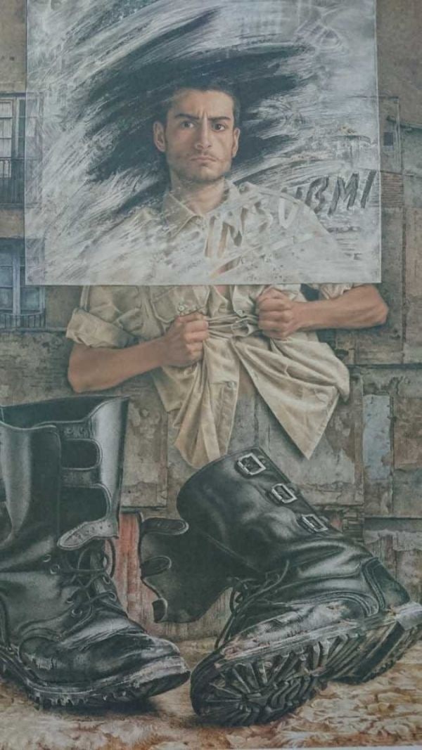 PA Manolo Fuster "Homenatge" 1994 Signed Lithograph Spanish Contemporary Art - 5