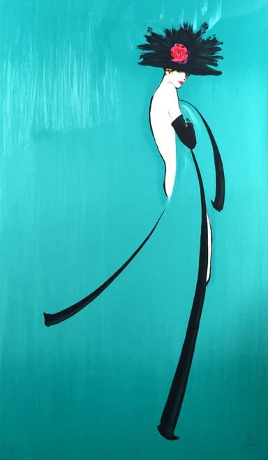 300 Rene GRUAU "Why not?" Lithograph edition autographed 134/ (1 of 7)