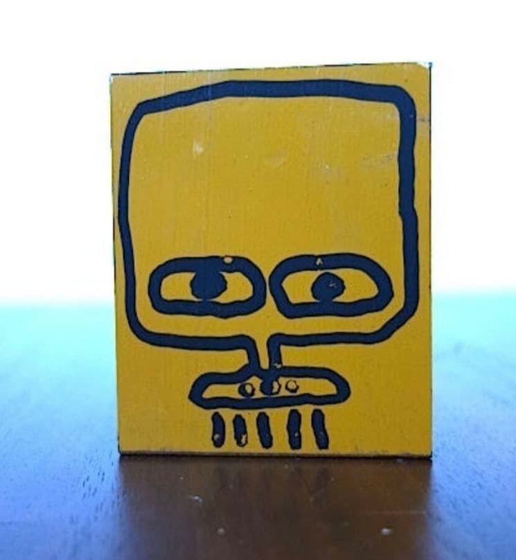 work UF0907 Untitled Drawing 15 Marker on plywood 2018 Original (1 of 6)