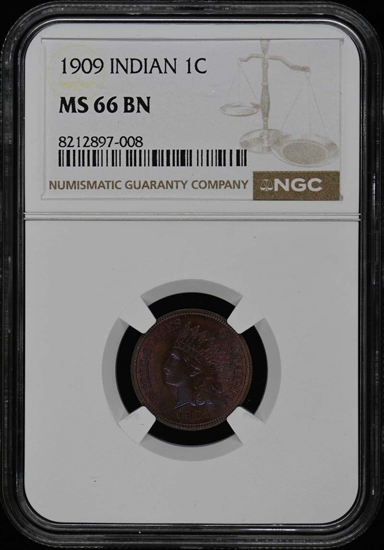 MS66BN 1909 Bronze Indian Cent 1C NGC: MS66BN 1909 Bronze Indian Cent 1C NGC This listing features MS66BN 1909 Bronze Indian Cent 1C NGC. Item specifics are provided below. Item Specifics: Certification: NGC Certification Number: