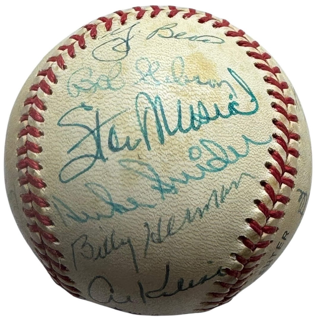 (JSA) MLB Hall Of Famers Autographed Official Baseball - 6