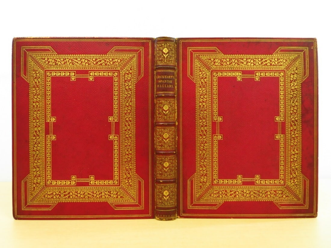 Ornamentation Ancient Spanish Ballads J.G. Lockhart 1st Edition 1841 Owen Jones - 2