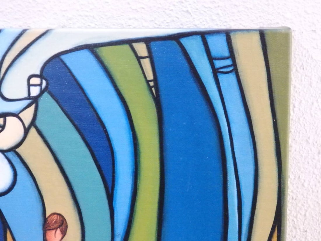 Painting Heather Brown In the Barrel AP 2/ 10 2011 Giclee Canvas Print - 4