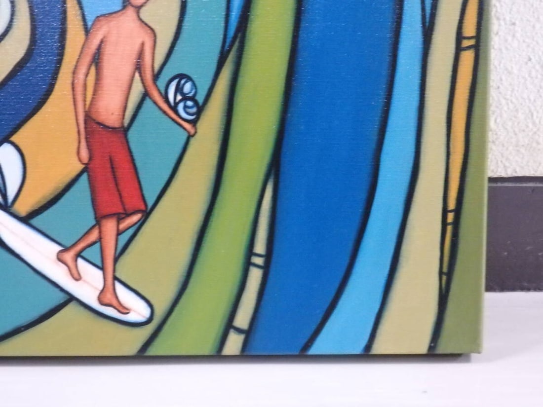 Painting Heather Brown In the Barrel AP 2/ 10 2011 Giclee Canvas Print - 5