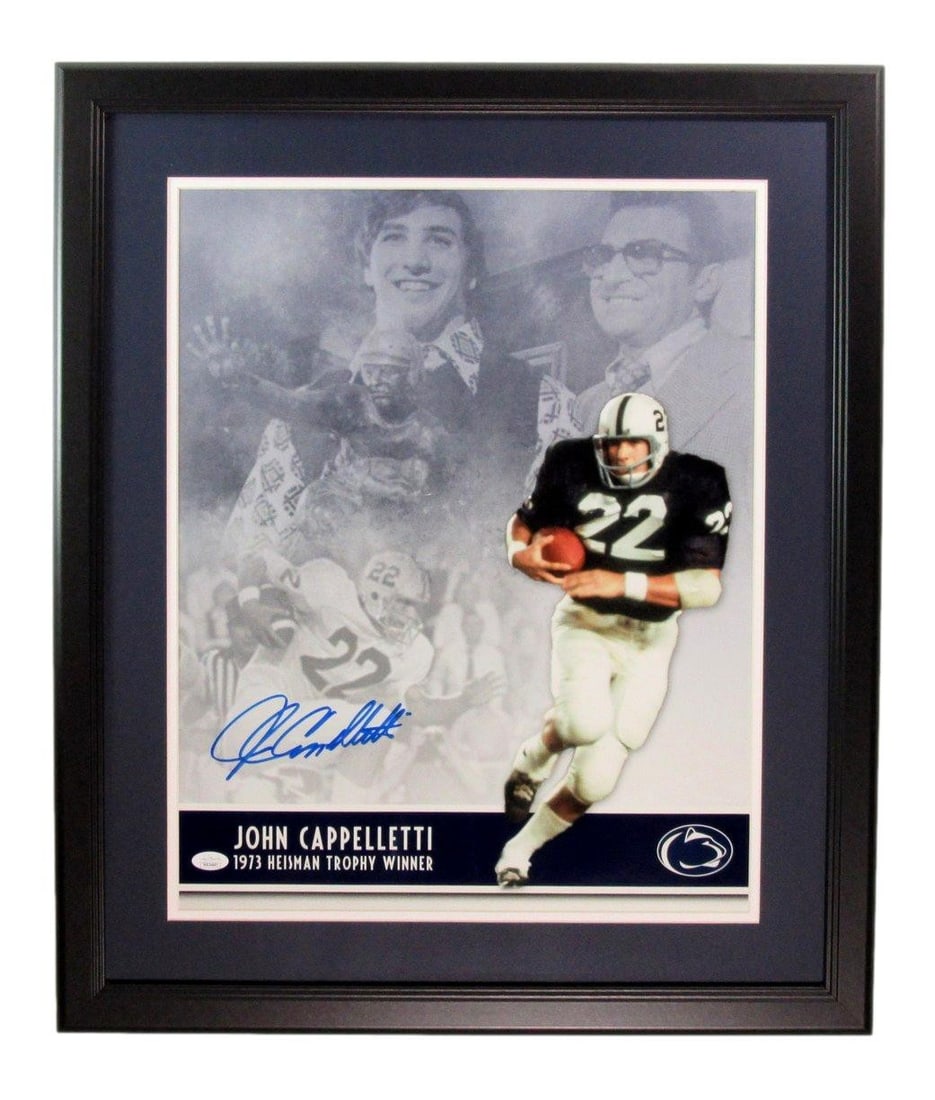 197310 John Cappelletti Autographed/ Signed 16x20 Photo Penn State Framed JSA: 197310 John Cappelletti Autographed/ Signed 16x20 Photo Penn State Framed JSA This listing features 197310 John Cappelletti Autographed/ Signed 16x20 Photo Penn State Framed JSA. Item specifics are