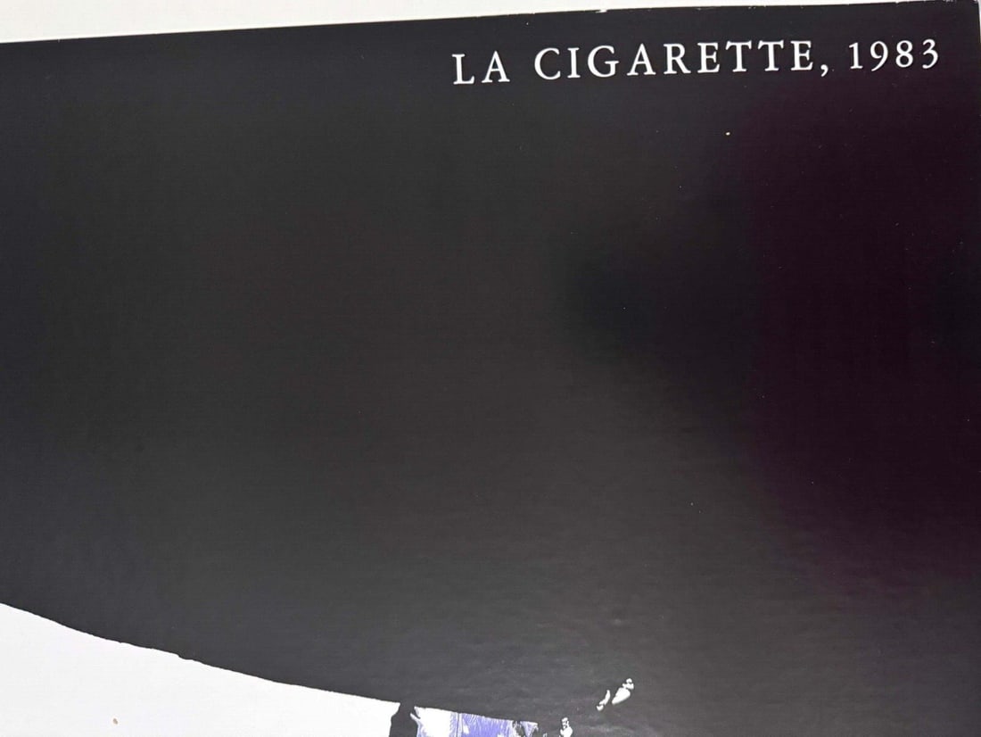 Original La Cigarette 1983 Rene Gruau Editions Desastre Vintage French Poster - 3