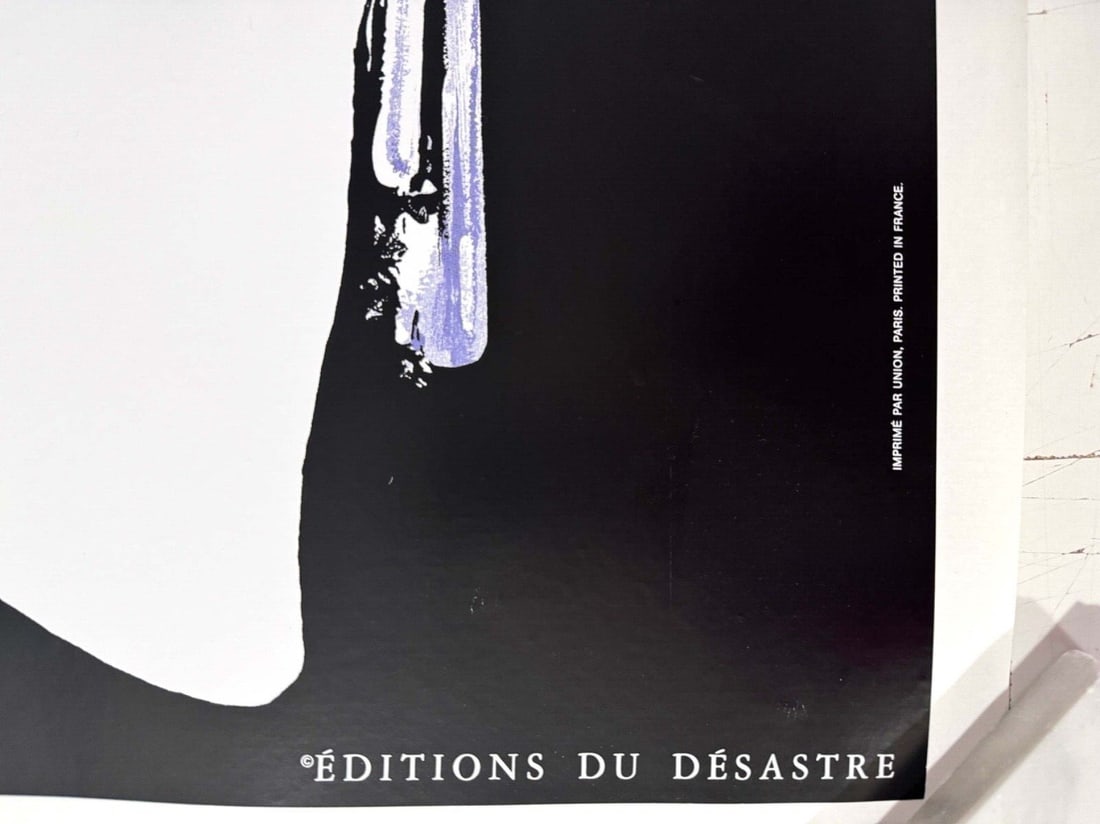 Original La Cigarette 1983 Rene Gruau Editions Desastre Vintage French Poster - 4