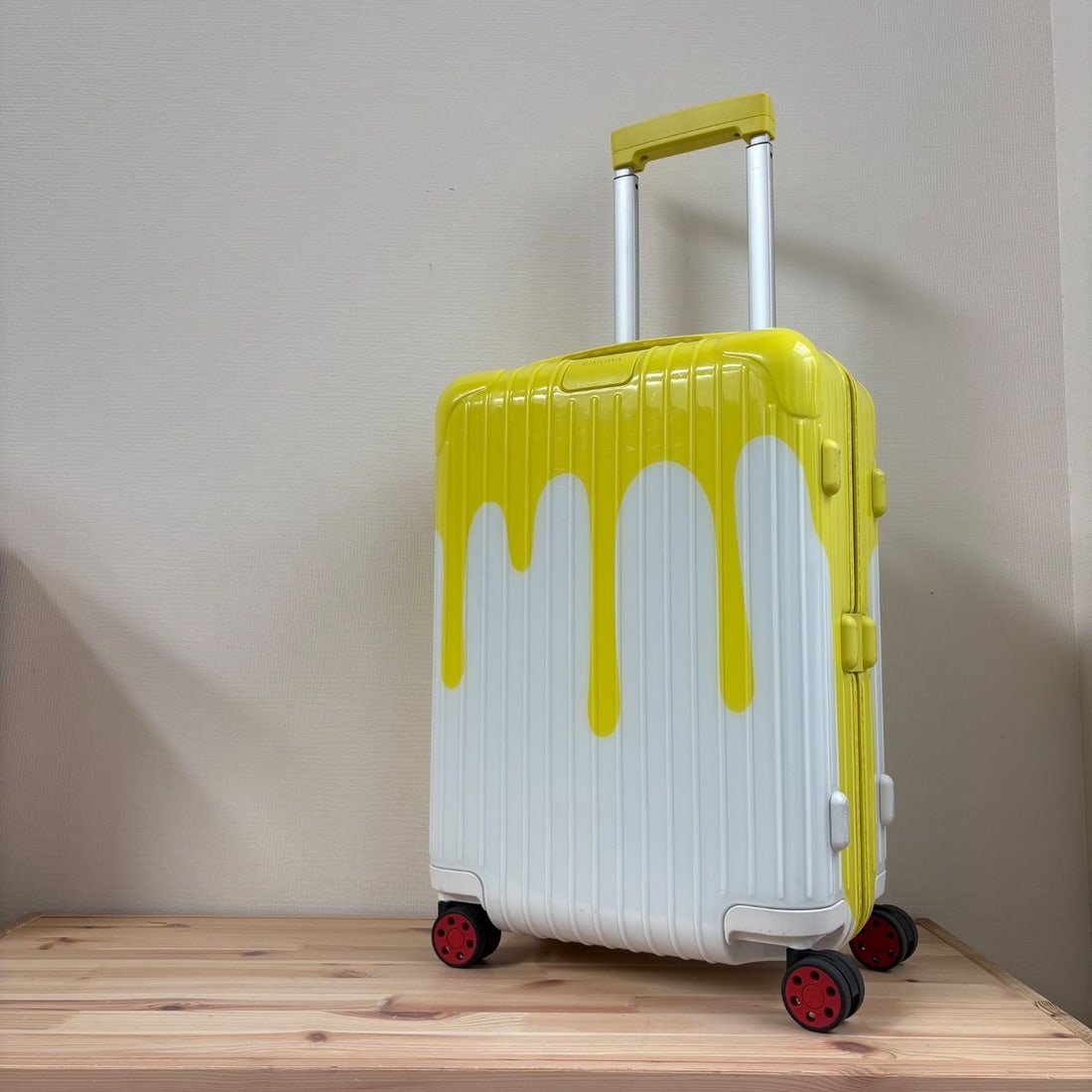 Carry-On RIMOWA x CHAOS Essential Cabin 36L White Yellow 4-Wheel Suitcase: Carry-On RIMOWA x CHAOS Essential Cabin 36L White Yellow 4-Wheel Suitcase This listing features Carry-On RIMOWA x CHAOS Essential Cabin 36L White Yellow 4-Wheel Suitcase. Item specifics are provided b