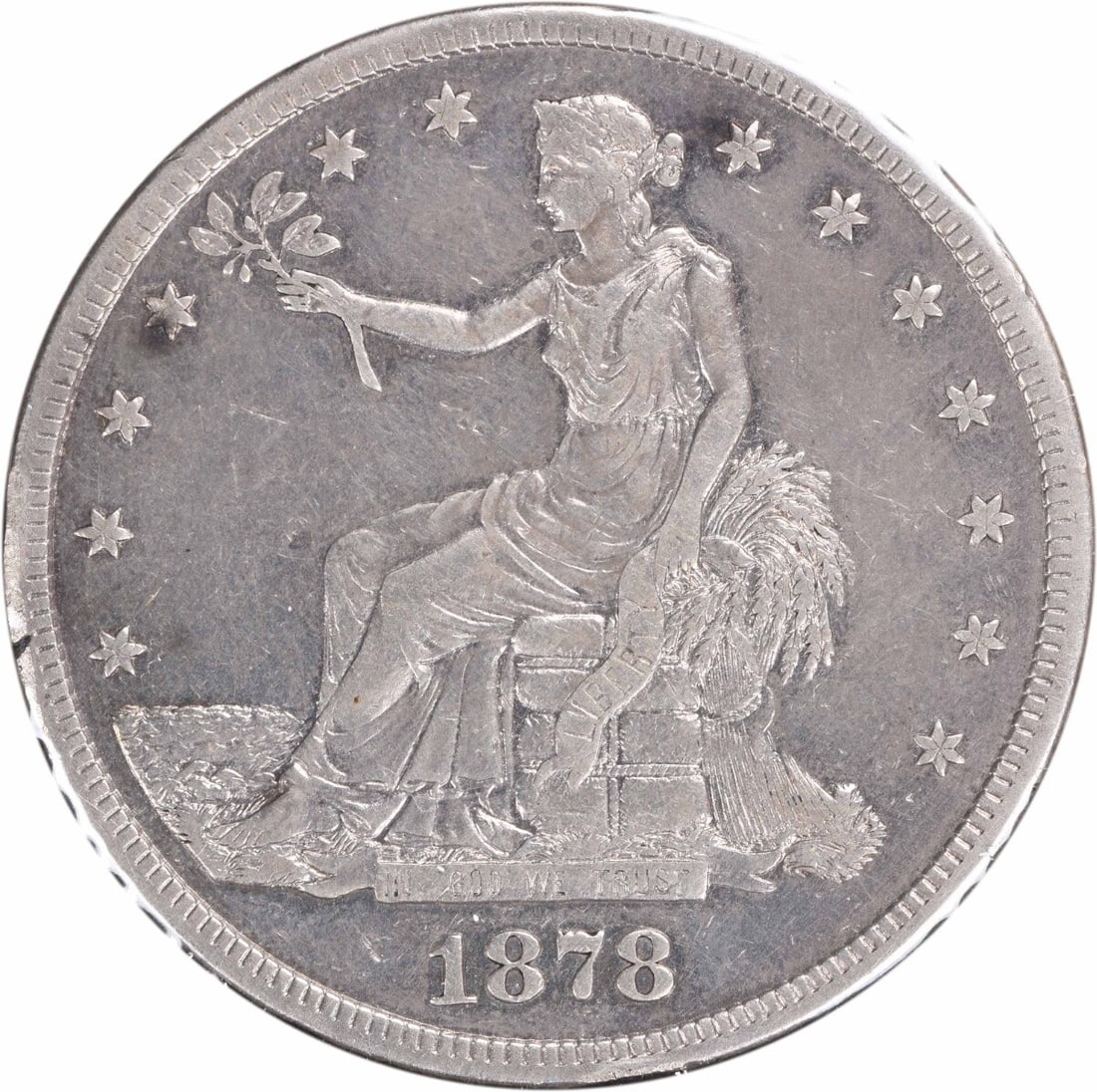 Uncertified 1878-S Morgan Silver Dollar DDR FS-801 EF (1 of 2)