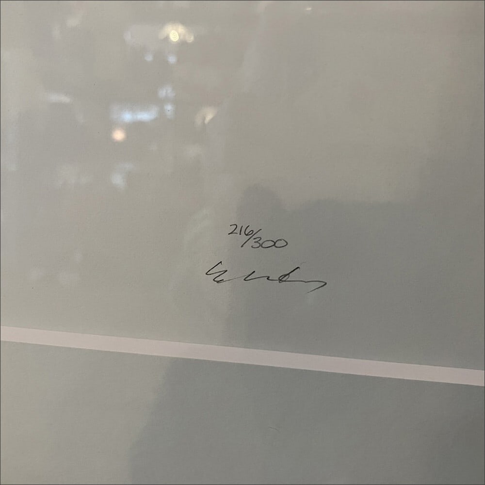 Framed John Lennon "BORROWED TIME" Lithograph Edition 300 Autographed - 6