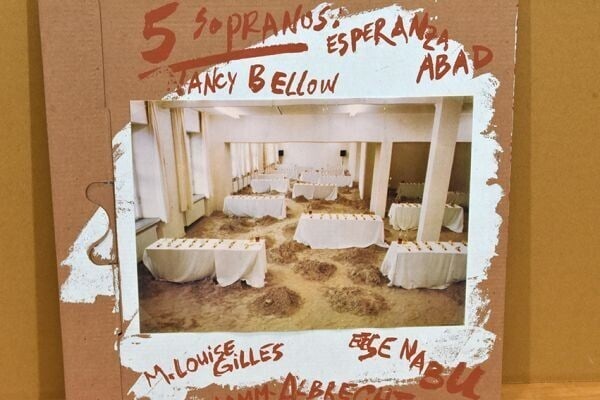 Slipcase Wolf Vostell FLUXUS OOERA 2 LP Set 1984 Multhipla Records Silk Screen - 2