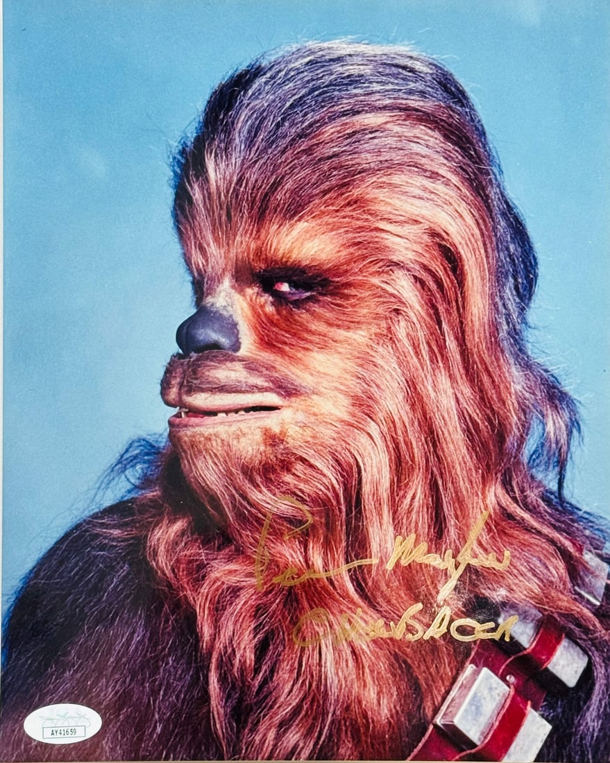 (JSA) Peter Mayhew Chewbacca Autographed 8x10 Photo Star Wars (1 of 1)