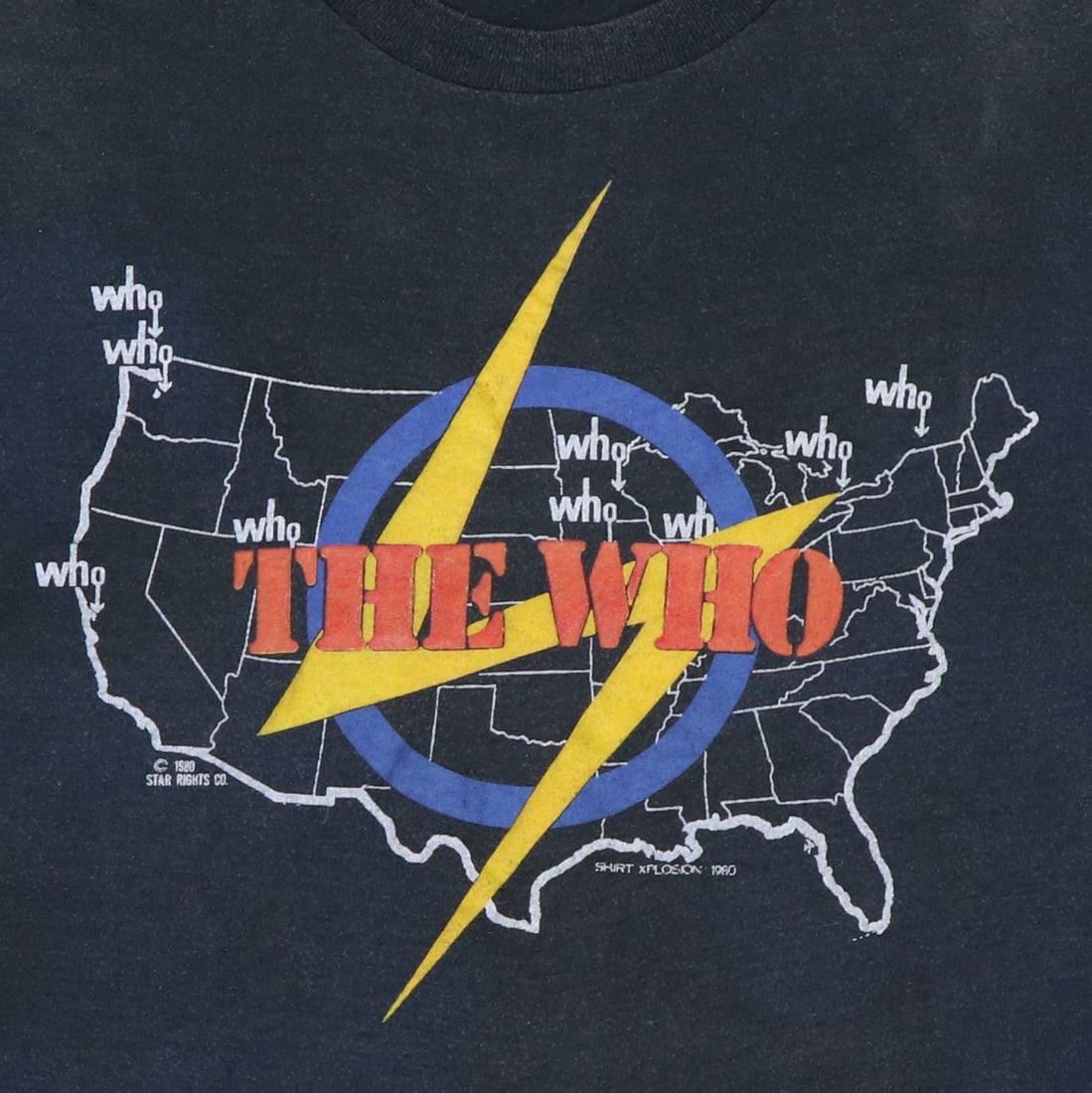 Shirt 1980 The Who North American Tour - 3