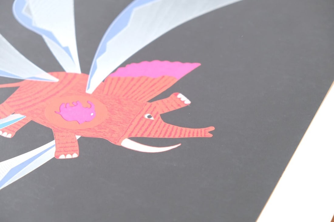 2 Kazumasa Nagai Signed Original Lithograph Art Print Poster Kazumasa Sheet Only - 3