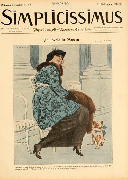 Original Simplicissimus 1913 By Marcello Dudovich Fauftrecht On Linen: Original Simplicissimus 1913 By Marcello Dudovich Fauftrecht On Linen This listing features Original Simplicissimus 1913 By Marcello Dudovich Fauftrecht On Linen. Item specifics are provided below. It