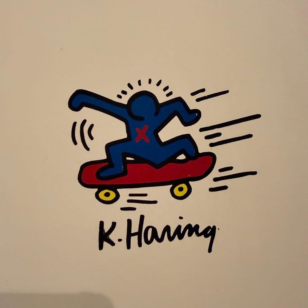 1995 Keith Haring Pop Shop Skateboard Deck - 12