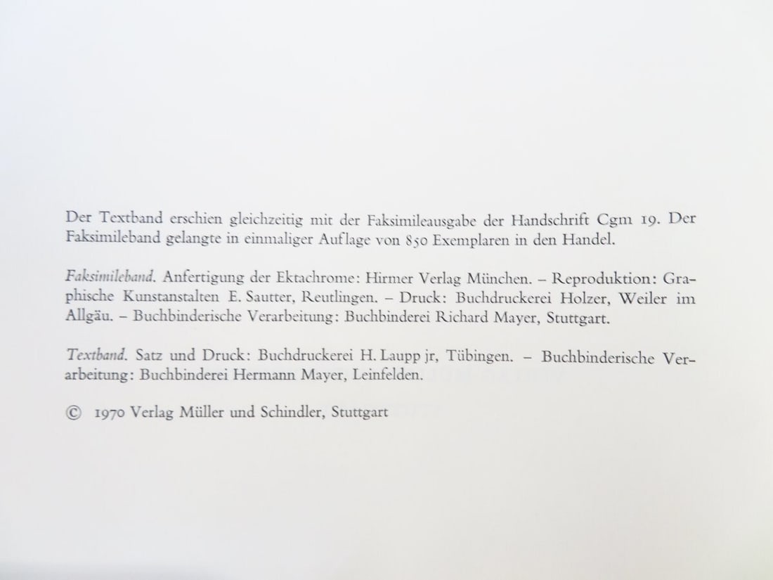 1970 - Parzival; Titurel Tagelieder by Wolfram von Eschenbach - First Edition - 10