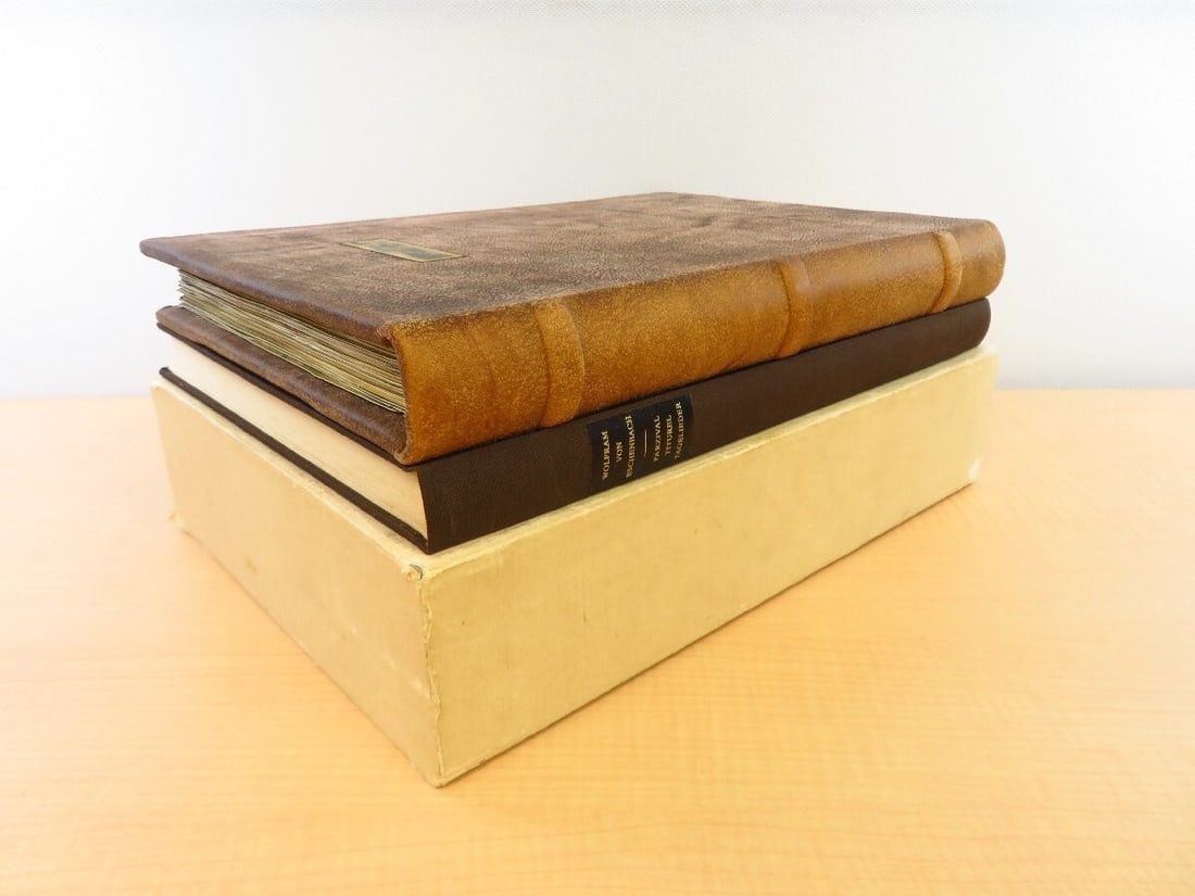 1970 - Parzival; Titurel Tagelieder by Wolfram von Eschenbach - First Edition - 3