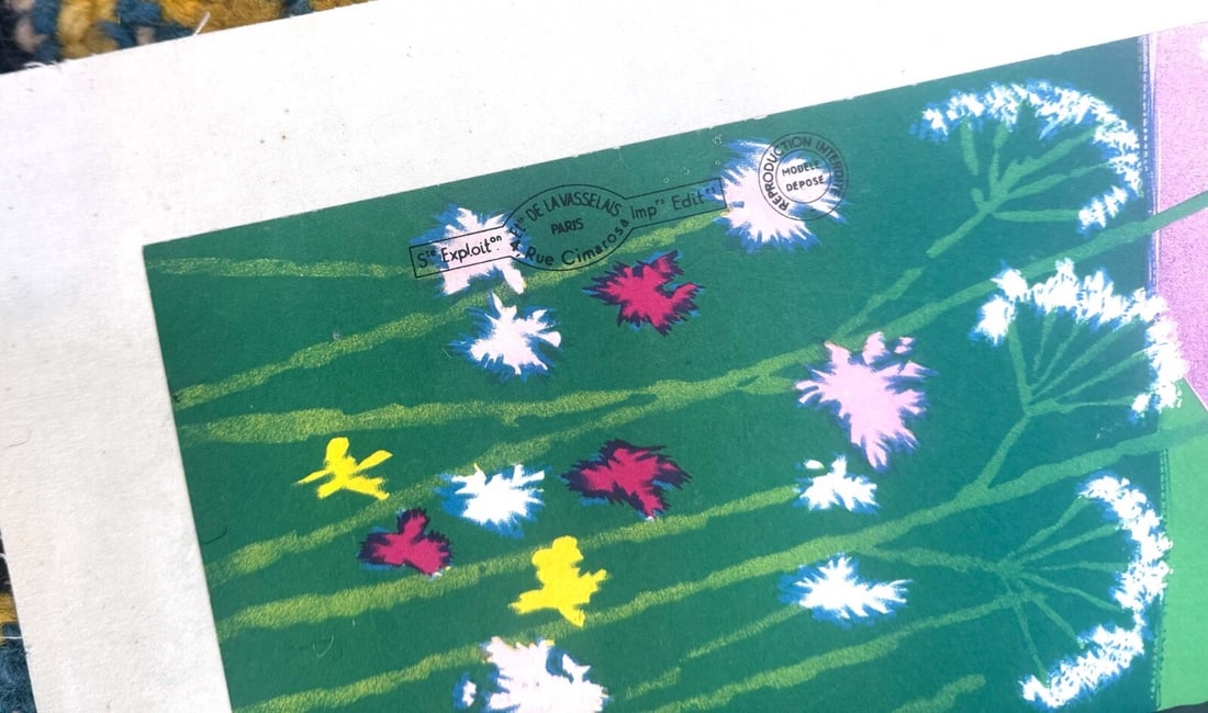 Blanc Savoie France Travel Poster 1960 Jacques Auriac Original Printing Ski Mont - 2