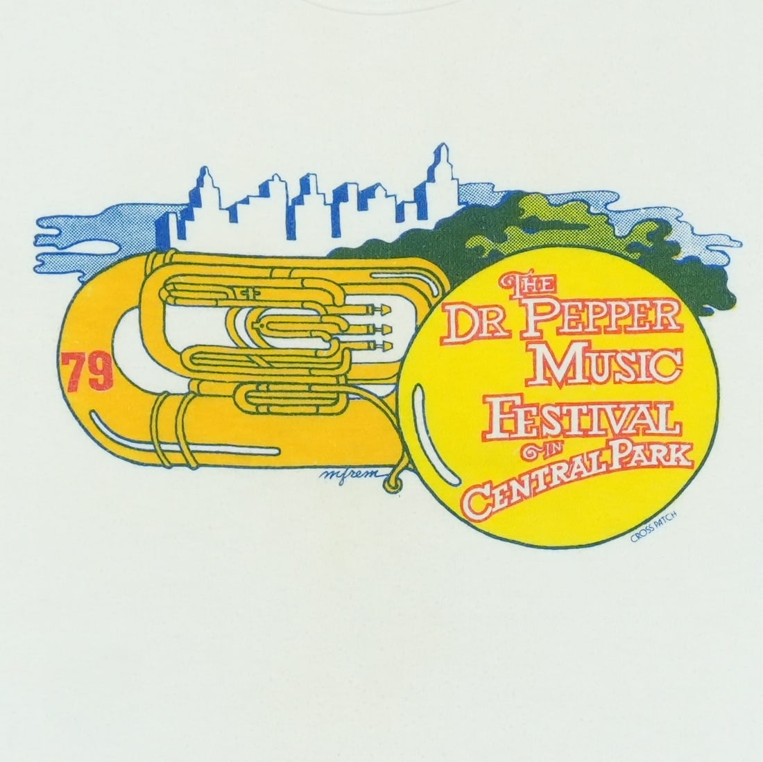 Shirt 1979 Central Park Dr Pepper Music Festival - 3