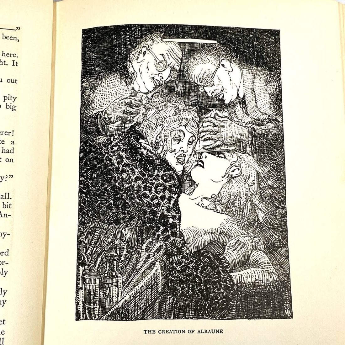 Gothic - Alraune by Hanns Heinz Ewers - 1st English 1929 Illustrated Mahlon Blaine - 6