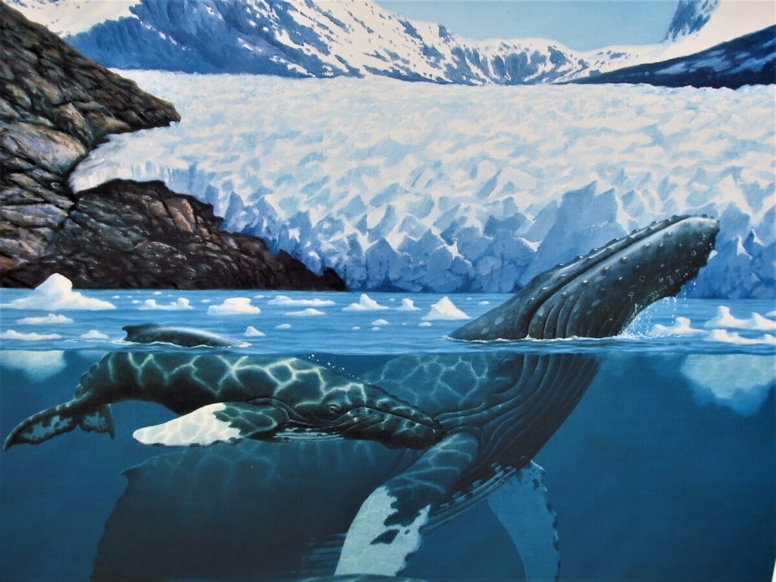 'Summer Feeding Ground' Offset Lithograph, Signed & Numbered - Don McMichael - 2