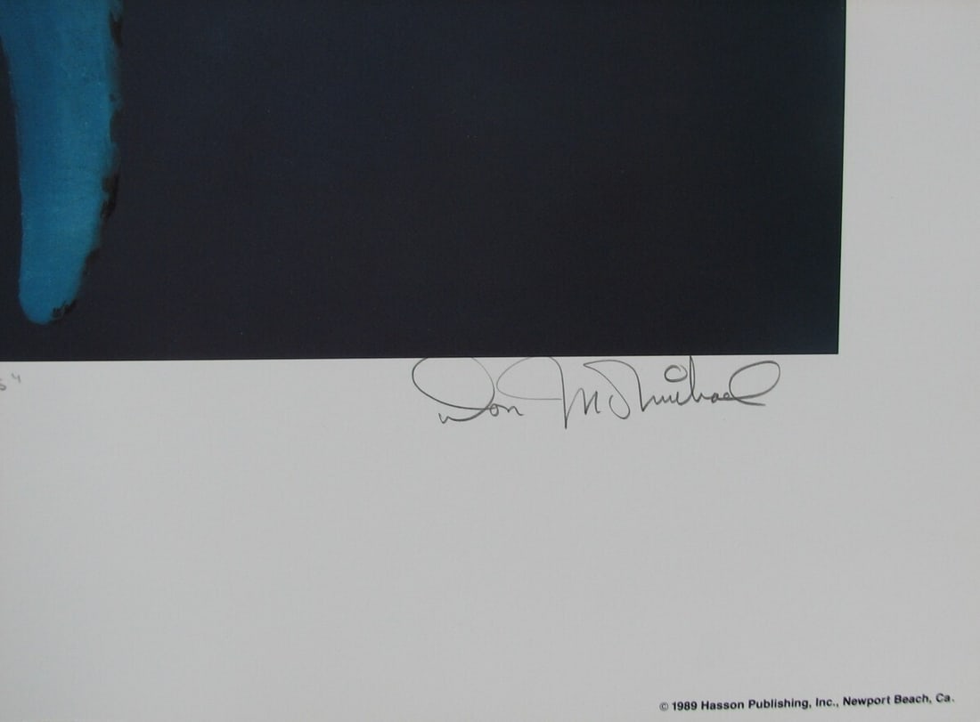 'Summer Feeding Ground' Offset Lithograph, Signed & Numbered - Don McMichael - 3