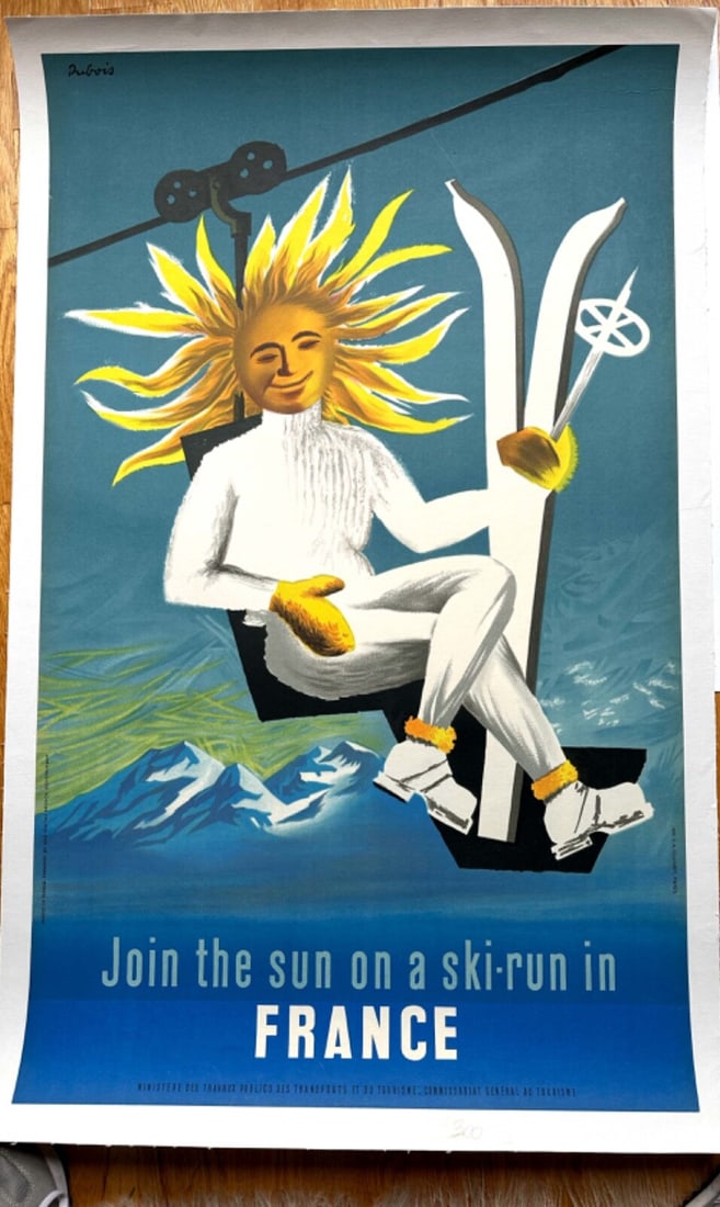 Run Ski Poster French 1950C Original Printing Join The Sun On A Ski: Run Ski Poster French 1950C Original Printing Join The Sun On A Ski This listing features Run Ski Poster French 1950C Original Printing Join The Sun On A Ski. Item specifics are provided below. Item S