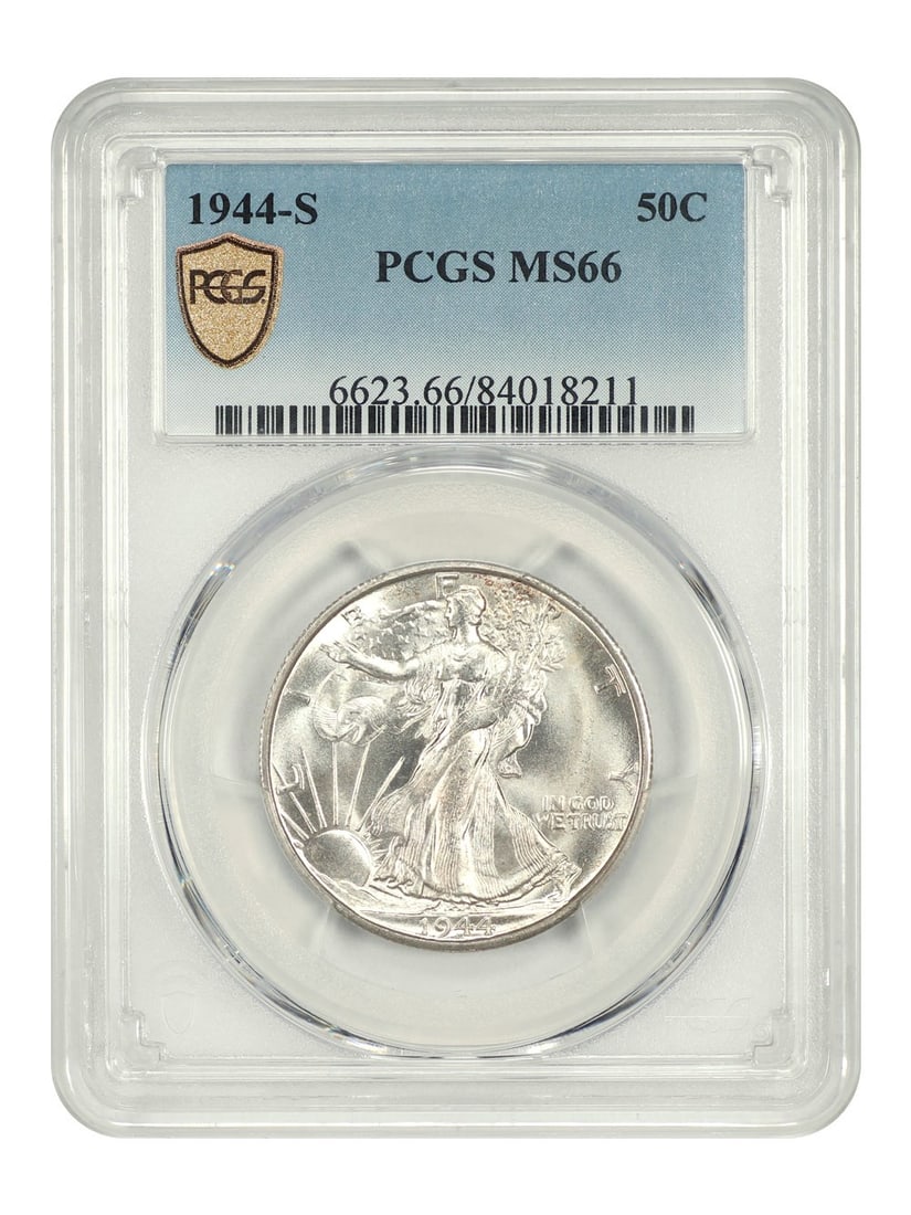 Walking Liberty Half Dollar - 1944-S 50C PCGS MS66: Walking Liberty Half Dollar - 1944-S 50C PCGS MS66 This listing features Walking Liberty Half Dollar - 1944-S 50C PCGS MS66. Item specifics are provided below. Item Specifics: Certification: PCGS Cert