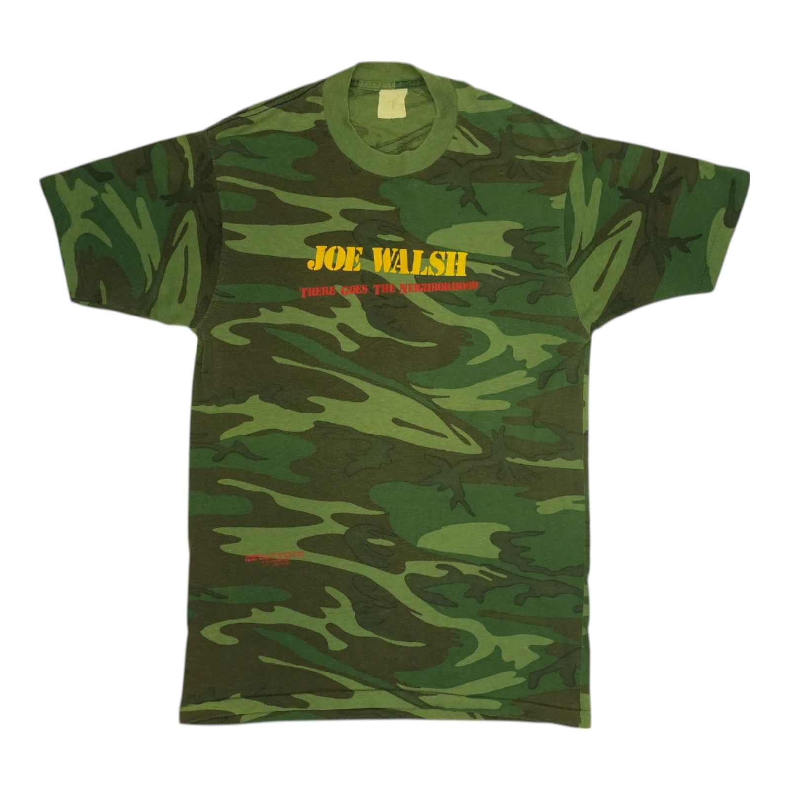 Shirt 1981 Joe Walsh There Goes The Neighborhood Camo: Shirt 1981 Joe Walsh There Goes The Neighborhood Camo This listing features Shirt 1981 Joe Walsh There Goes The Neighborhood Camo. Item specifics are provided below. Item Specifics: Size: Unreadable T