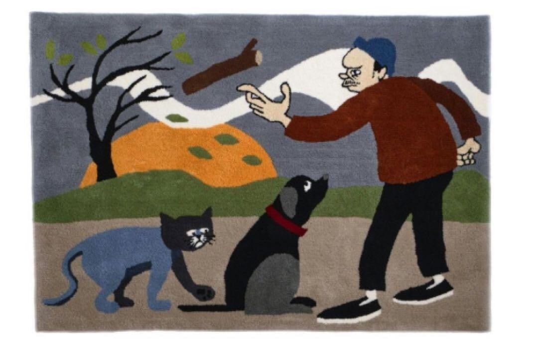 original Yusuke Hanai Untitled Rug 2021 Acrylic 100% Signed ED60 with: original Yusuke Hanai Untitled Rug 2021 Acrylic 100% Signed ED60 with This listing features original Yusuke Hanai Untitled Rug 2021 Acrylic 100% Signed ED60 with. Item specifics are provided below. It