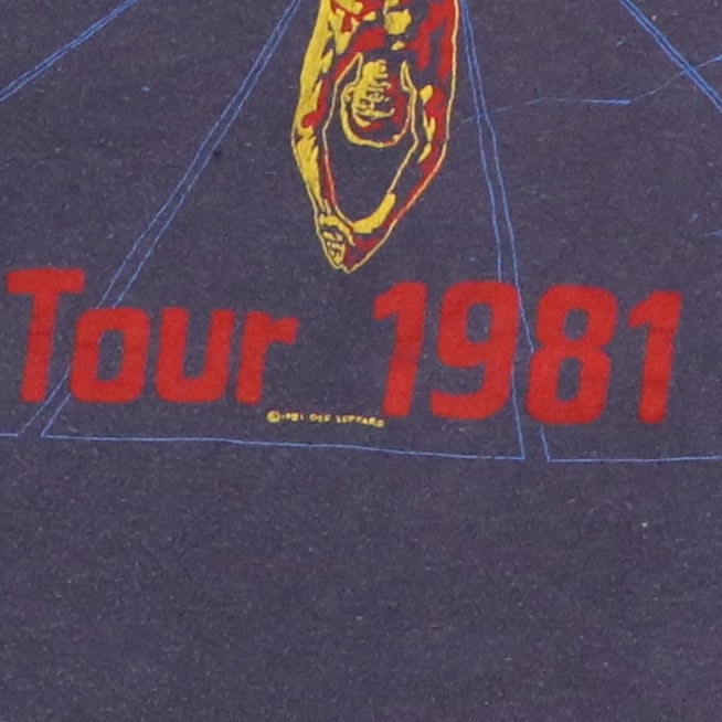 Shirt 1981 Def Leppard High N Dry Tour - 4
