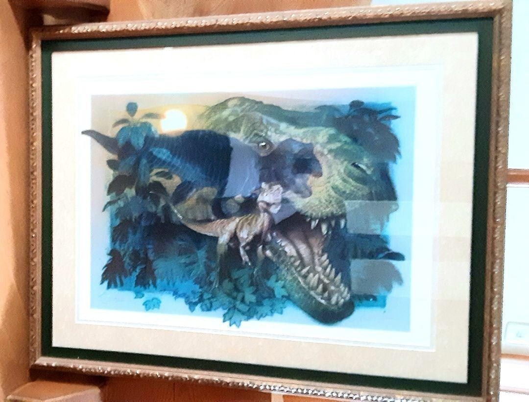 Framed Drew Struzan Lost World GICLEE Edition 30/ 250 Autographed - 2