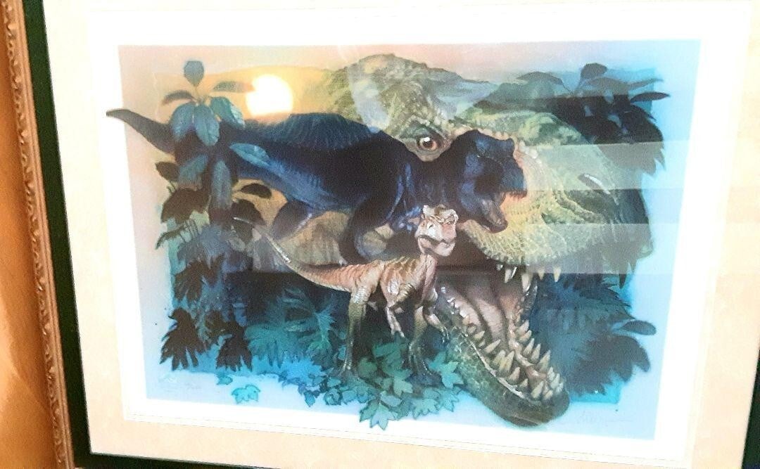 Framed Drew Struzan Lost World GICLEE Edition 30/ 250 Autographed - 5