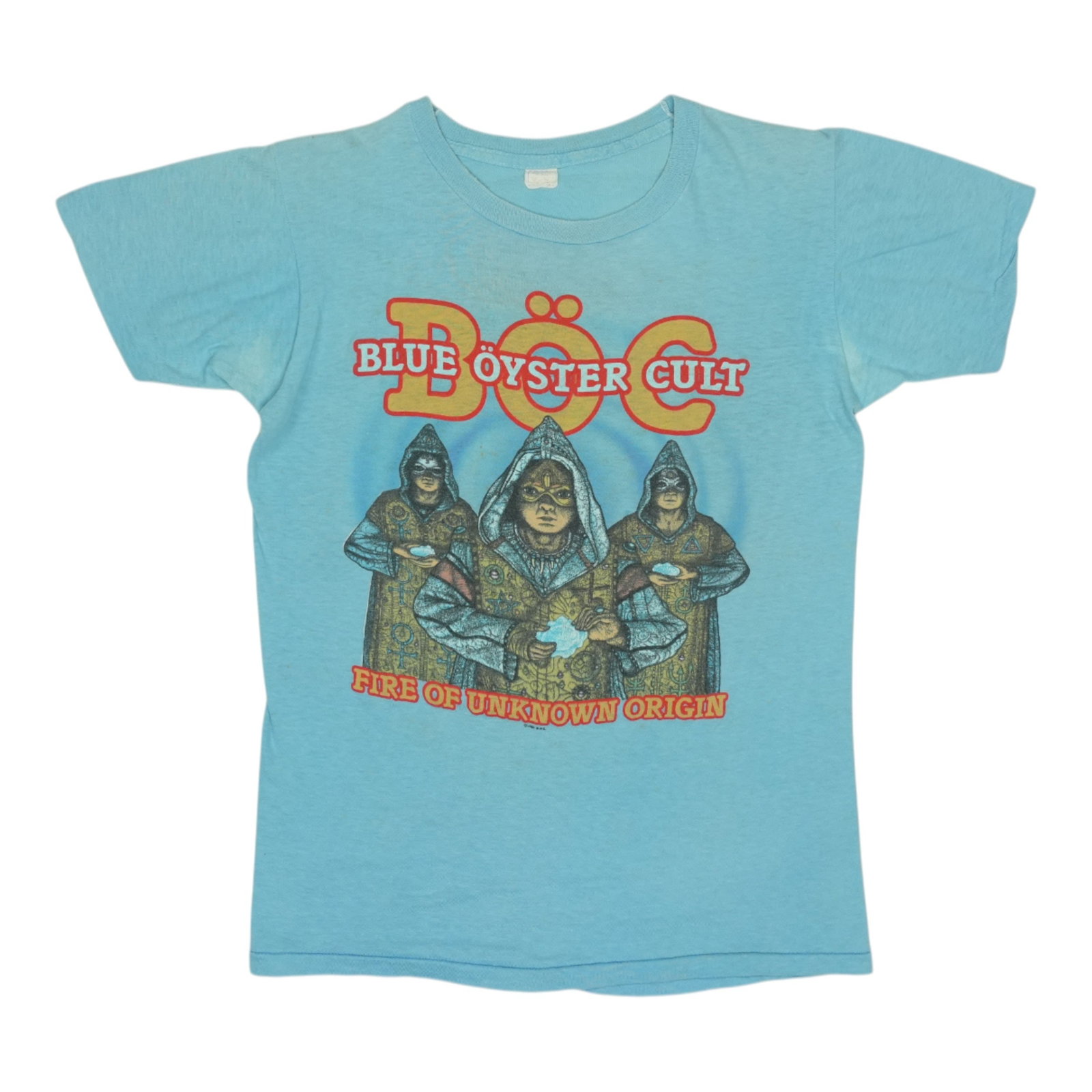 Shirt 1981 Blue Oyster Cult Fire Of Unknown Origin Tour: Shirt 1981 Blue Oyster Cult Fire Of Unknown Origin Tour This listing features Shirt 1981 Blue Oyster Cult Fire Of Unknown Origin Tour. Item specifics are provided below. Item Specifics: Size: Medium