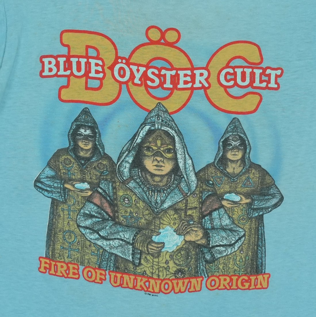 Shirt 1981 Blue Oyster Cult Fire Of Unknown Origin Tour - 3