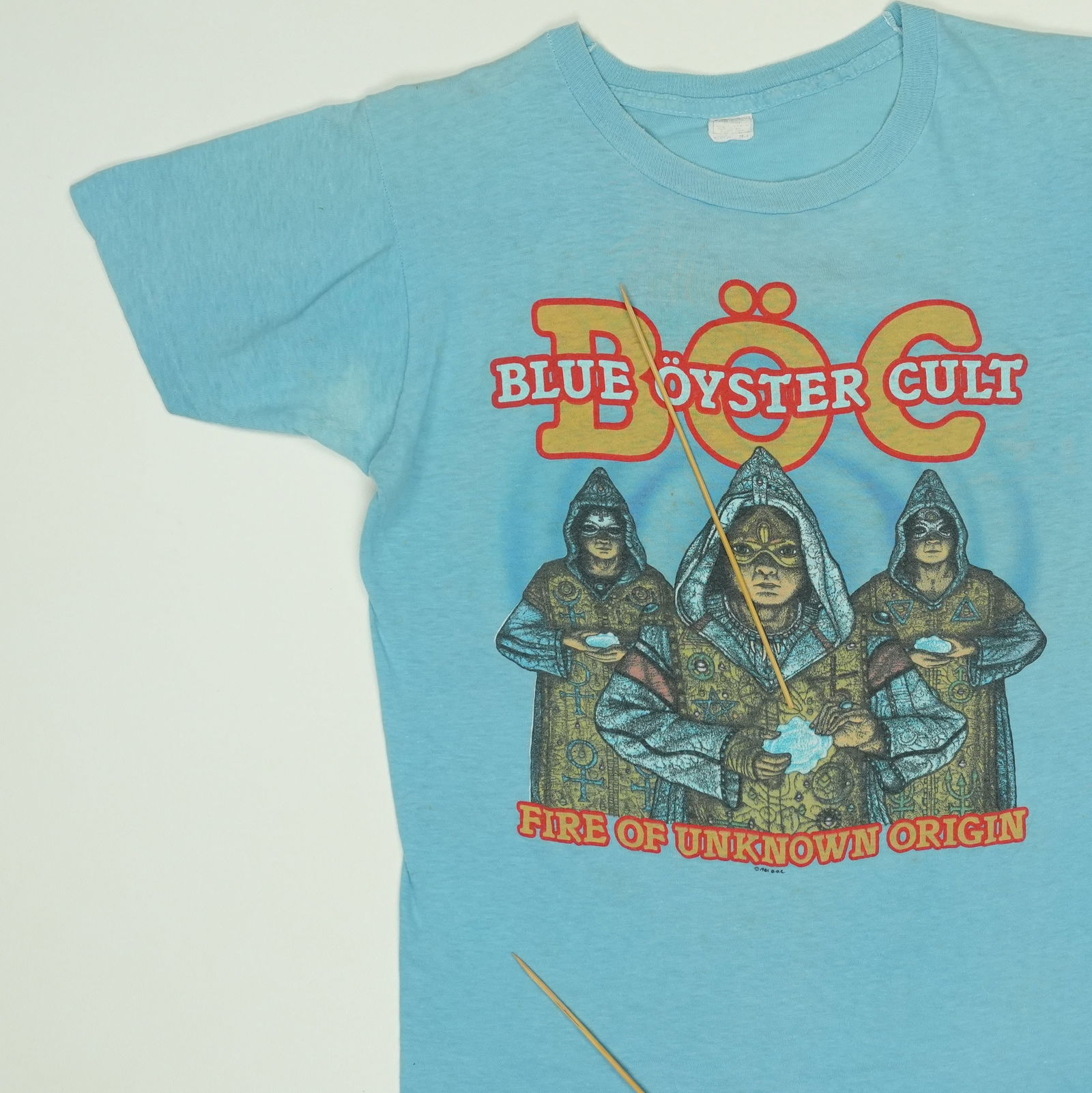 Shirt 1981 Blue Oyster Cult Fire Of Unknown Origin Tour - 5