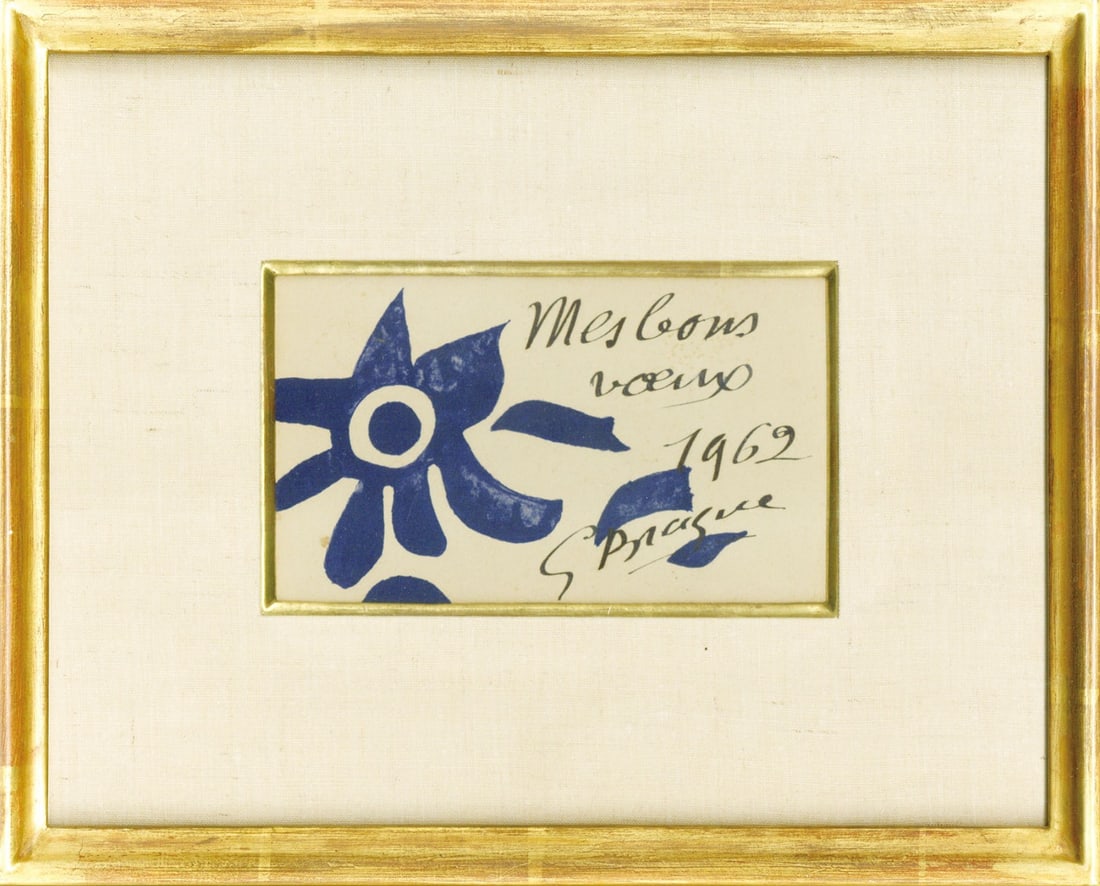 dated Georges Braque "1962 Greeting Card" Lithograph 1961 Signed and: dated Georges Braque "1962 Greeting Card" Lithograph 1961 Signed and This listing features dated Georges Braque "1962 Greeting Card" Lithograph 1961 Signed and. Item specifics are provided below. Item