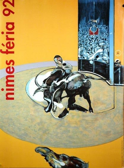 Version Francis Bacon Original Serigraph Print Feria Nimes 1992 Large - 2