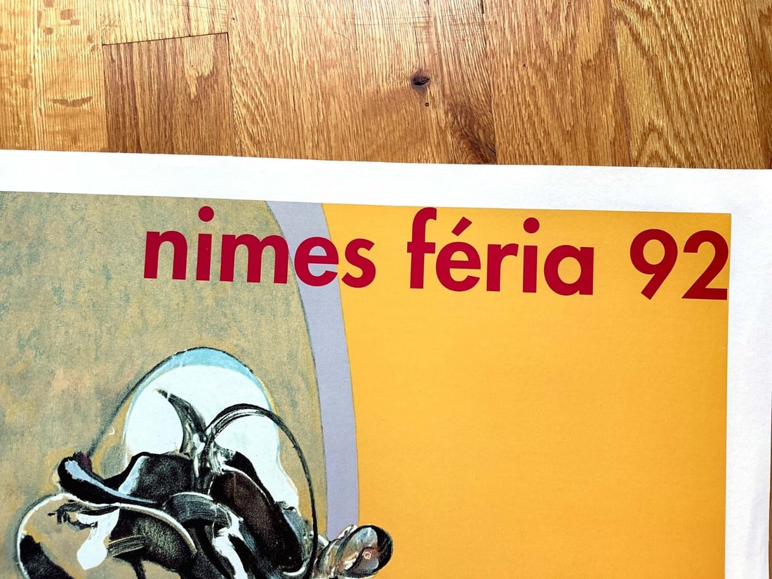 Version Francis Bacon Original Serigraph Print Feria Nimes 1992 Large - 4