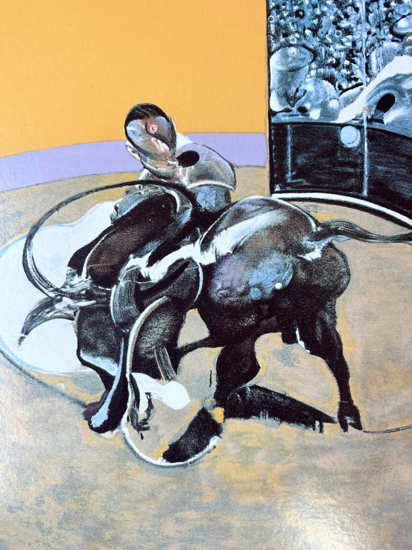 Version Francis Bacon Original Serigraph Print Feria Nimes 1992 Large - 5