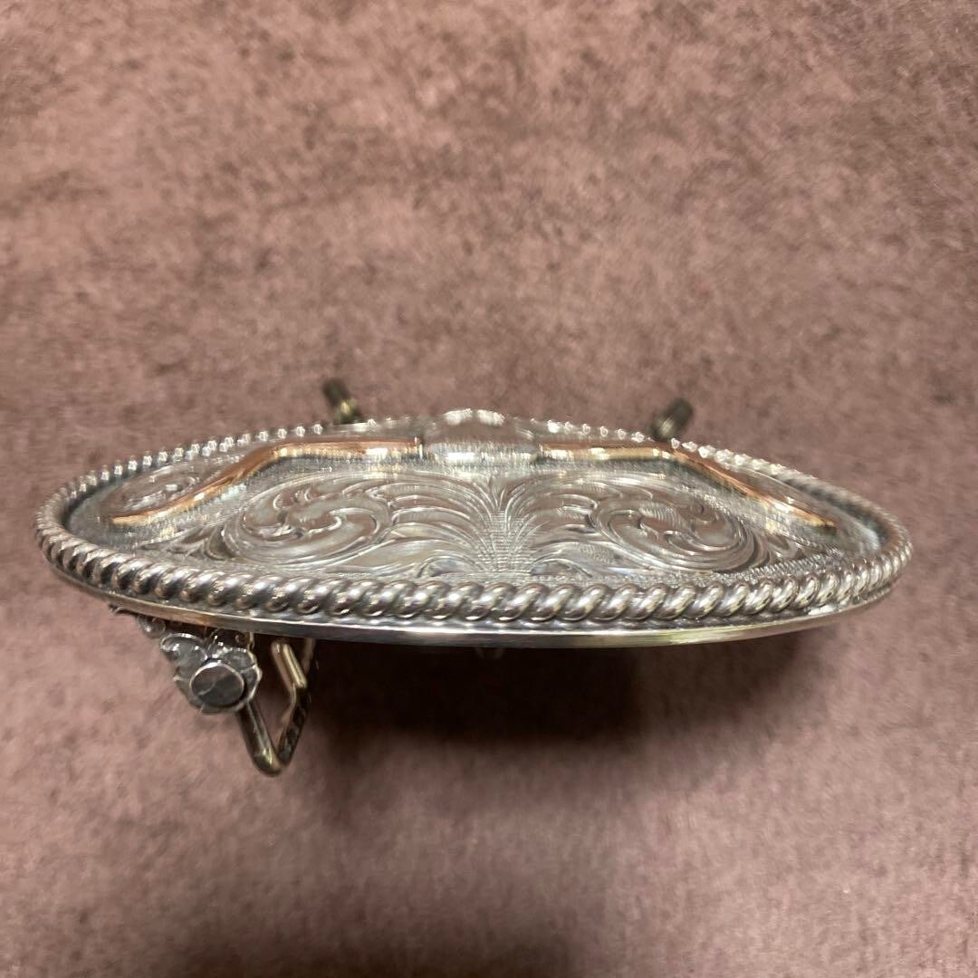 10K CLINT ORMS Trophy Buckle Sterling Silver 925 silver smith RARE - 12