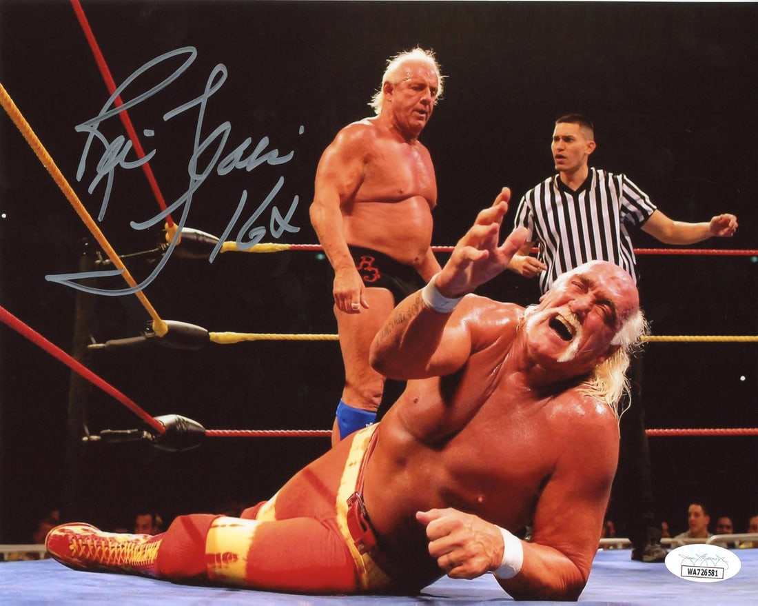 (JSA) Ric Flair Autographed 8x10 Photo (1 of 1)
