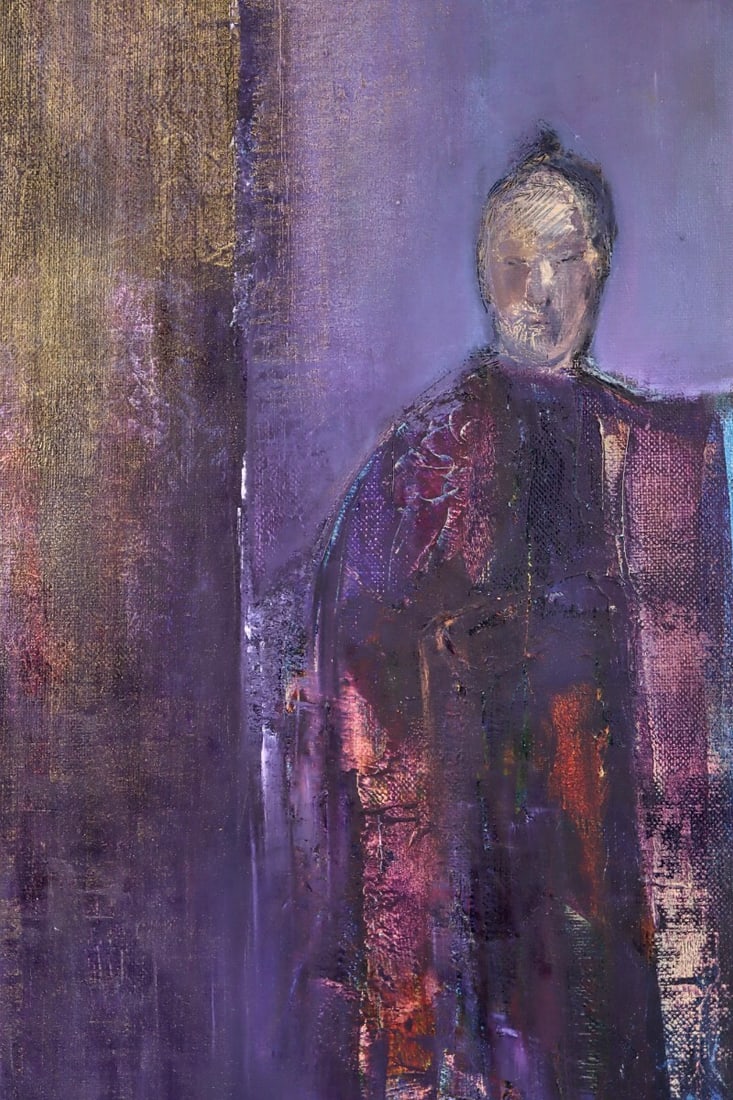 France Lucila Viso Original Oil Painting LE PREFERE Signed 1998 F10 Argentina - 6