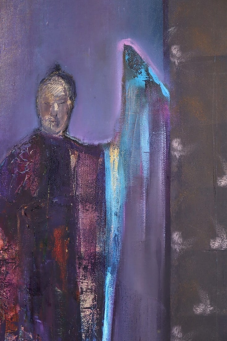 France Lucila Viso Original Oil Painting LE PREFERE Signed 1998 F10 Argentina - 7