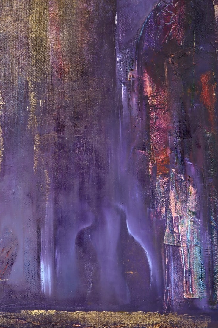 France Lucila Viso Original Oil Painting LE PREFERE Signed 1998 F10 Argentina - 8