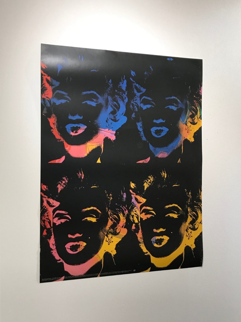 1993 Andy Warhol Montreal Museum of Fine Arts Exhibition Poster 4 Marilyns - 3